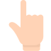 Backhand Index Pointing Up Emoji Copy Paste ― 👆 - mozilla