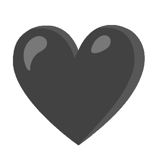 Black Heart Emoji Copy Paste ― 🖤 - noto-color
