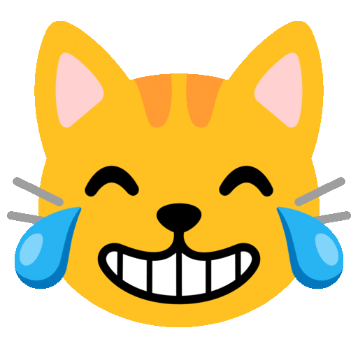 Cat With Tears Of Joy Emoji Copy Paste ― 😹 - noto-color
