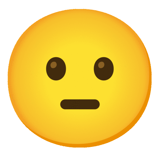 Expressionless Face Emoji Copy Paste ― 😑 - noto-color