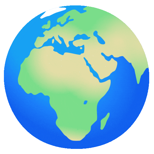 Globe Showing Europe-Africa Emoji Copy Paste ― 🌍 - noto-color