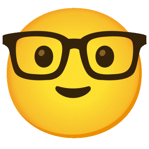 Nerd Face Emoji Copy Paste ― 🤓 - noto-color
