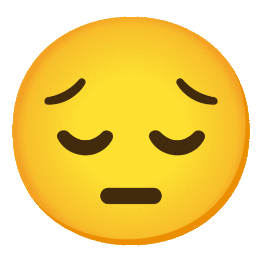 Pensive Face Emoji Copy Paste ― 😔 - noto-color