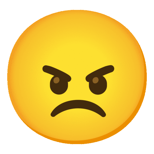 Enraged Face Emoji Copy Paste ― 😡 - noto-color