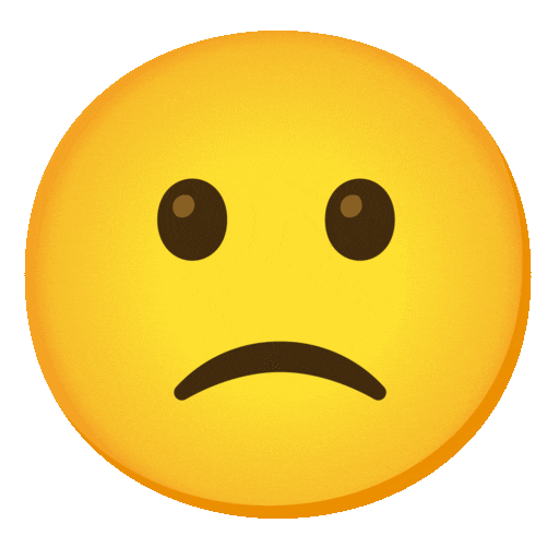Slightly Frowning Face Emoji Copy Paste ― 🙁 - noto-color