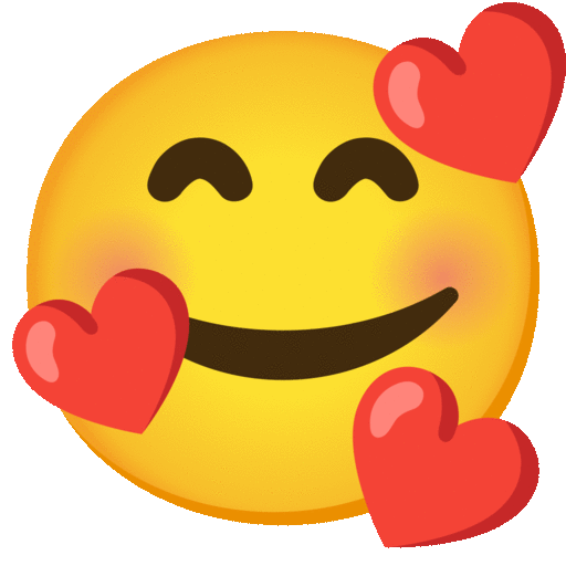 Smiling Face With Hearts Emoji Copy Paste ― 🥰 - noto-color