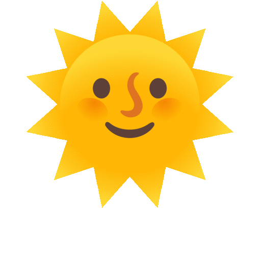 Sun With Face Emoji Copy Paste ― 🌞 - noto-color