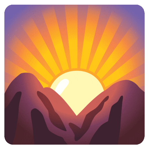 Sunrise Over Mountains Emoji Copy Paste ― 🌄 - noto-color