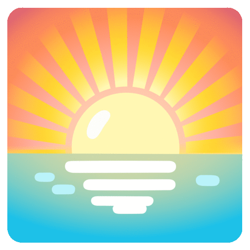 Sunrise Emoji Copy Paste ― 🌅 - noto-color