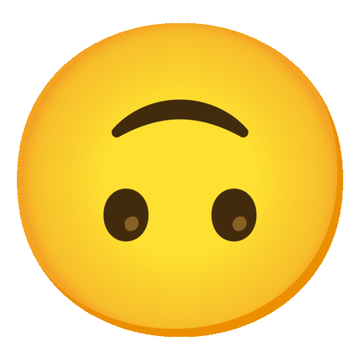 Upside-down Face Emoji Copy Paste ― 🙃 - noto-color