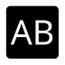 AB Button (blood Type) Emoji Copy Paste ― 🆎 - noto