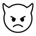 Angry Face With Horns Emoji Copy Paste ― 👿 - noto