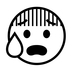 Anxious Face With Sweat Emoji Copy Paste ― 😰 - noto