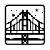 Bridge At Night Emoji Copy Paste ― 🌉 - noto