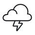 Cloud With Lightning Emoji Copy Paste ― 🌩️ - noto