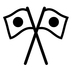 Crossed Flags Emoji Copy Paste ― 🎌 - noto
