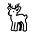 Deer Emoji Copy Paste ― 🦌 - noto