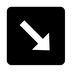 Down-right Arrow Emoji Copy Paste ― ↘️ - noto