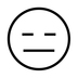 Expressionless Face Emoji Copy Paste ― 😑 - noto