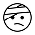 Face With Head-bandage Emoji Copy Paste ― 🤕 - noto