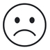 Frowning Face Emoji Copy Paste ― ☹️ - noto