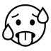 Hot Face Emoji Copy Paste ― 🥵 - noto