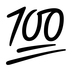 Hundred Points Emoji Copy Paste ― 💯 - noto