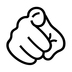 Index Pointing At The Viewer Emoji Copy Paste ― 🫵 - noto