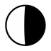 Last Quarter Moon Emoji Copy Paste ― 🌗 - noto