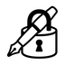 Locked With Pen Emoji Copy Paste ― 🔏 - noto