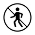 No Pedestrians Emoji Copy Paste ― 🚷 - noto