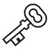 Old Key Emoji Copy Paste ― 🗝️ - noto