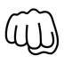 Oncoming Fist Emoji Copy Paste ― 👊 - noto