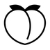Peach Emoji Copy Paste ― 🍑 - noto