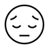 Pensive Face Emoji Copy Paste ― 😔 - noto