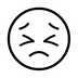 Persevering Face Emoji Copy Paste ― 😣 - noto