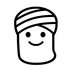 Person Wearing Turban Emoji Copy Paste ― 👳 - noto