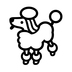 Poodle Emoji Copy Paste ― 🐩 - noto