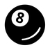 Pool 8 Ball Emoji Copy Paste ― 🎱 - noto