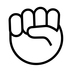 Raised Fist Emoji Copy Paste ― ✊ - noto
