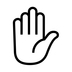 Raised Hand Emoji Copy Paste ― ✋ - noto