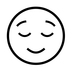 Relieved Face Emoji Copy Paste ― 😌 - noto
