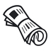 Rolled-up Newspaper Emoji Copy Paste ― 🗞️ - noto