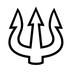 Trident Emblem Emoji Copy Paste ― 🔱 - noto