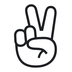 Victory Hand Emoji Copy Paste ― ✌️ - noto