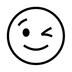 Winking Face Emoji Copy Paste ― 😉 - noto