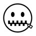 Zipper-mouth Face Emoji Copy Paste ― 🤐 - noto