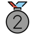 2nd Place Medal Emoji Copy Paste ― 🥈 - openmoji