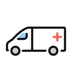 Ambulance Emoji Copy Paste ― 🚑 - openmoji