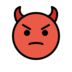 Angry Face With Horns Emoji Copy Paste ― 👿 - openmoji